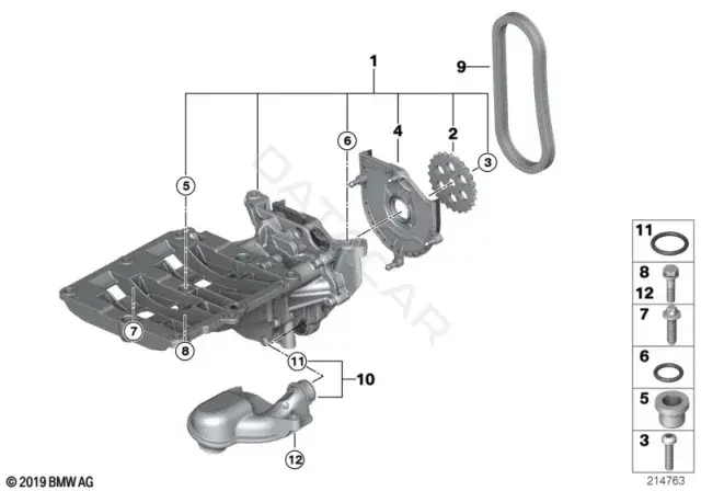 Болт подвески BMW 11417807350