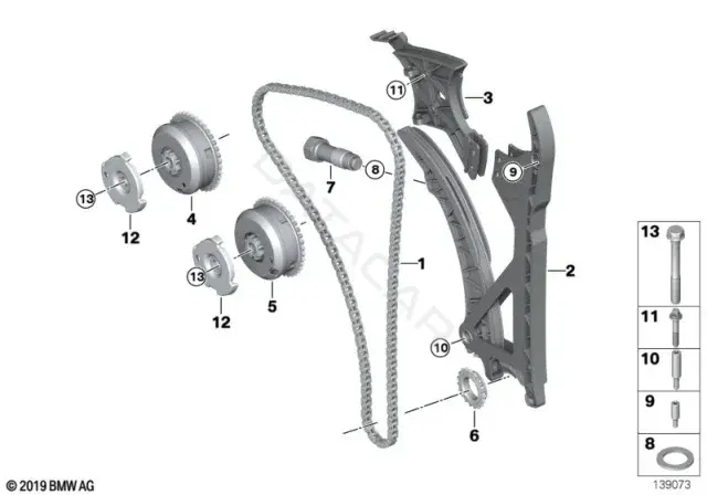 Шестерня коленвала BMW 11317502180