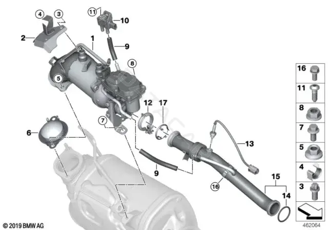 Болт подвески BMW 07119904134