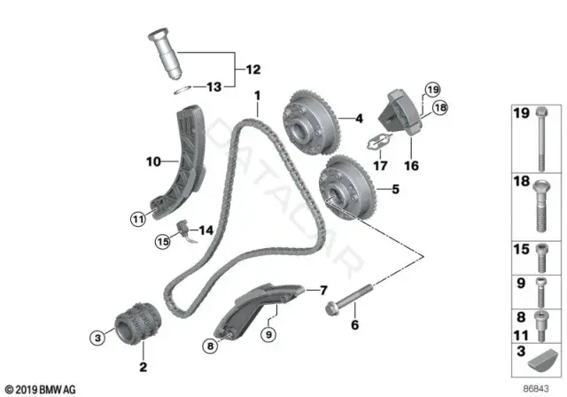 Болт подвески BMW 11317533488