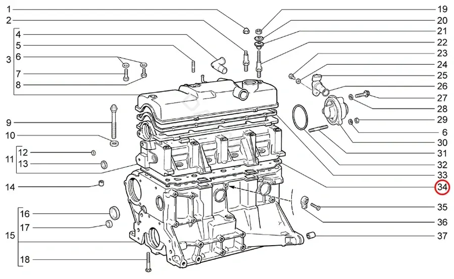 Прокладка ГБЦ LADA 21083100302012