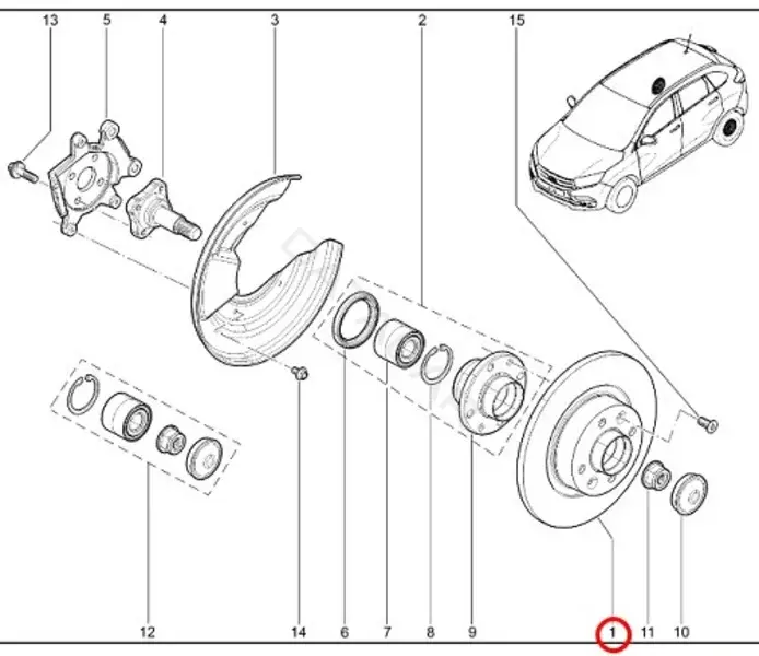 Тормозные диски LADA 8450031131