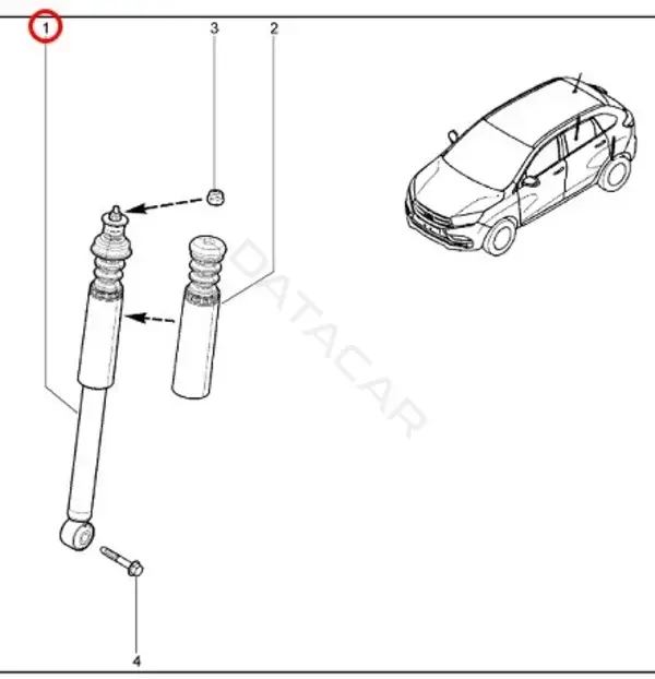 Амортизаторы LADA 8450021184