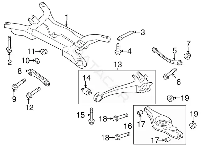 Сайлентблок рычага MITSUBISHI 4110A125