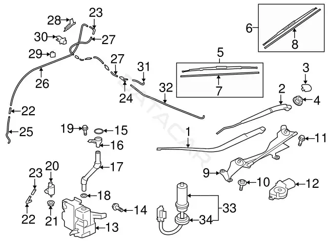 Щетки стеклоочистителя MITSUBISHI 8250A603