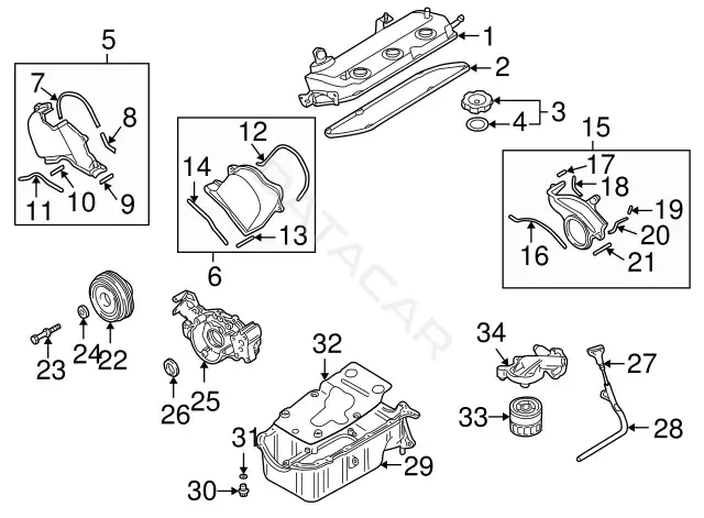Масляный насос MITSUBISHI 1211A021
