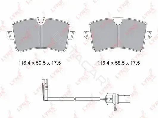 Тормозные колодки LYNXAUTO BD-1231