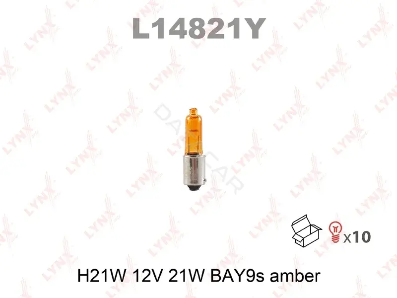 Лампочки LYNXAUTO L14821Y