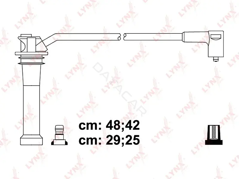 Высоковольтные провода LYNXAUTO SPC5114