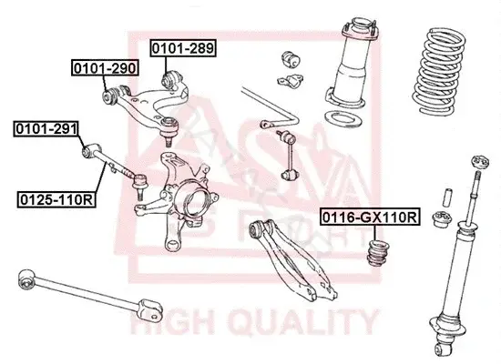 Рычаги ASVA 0125-110