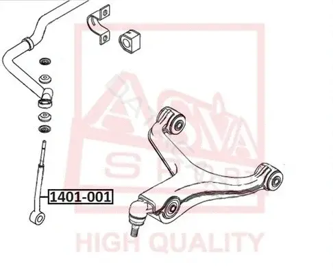 Сайлентблок рычага ASVA 1401-001