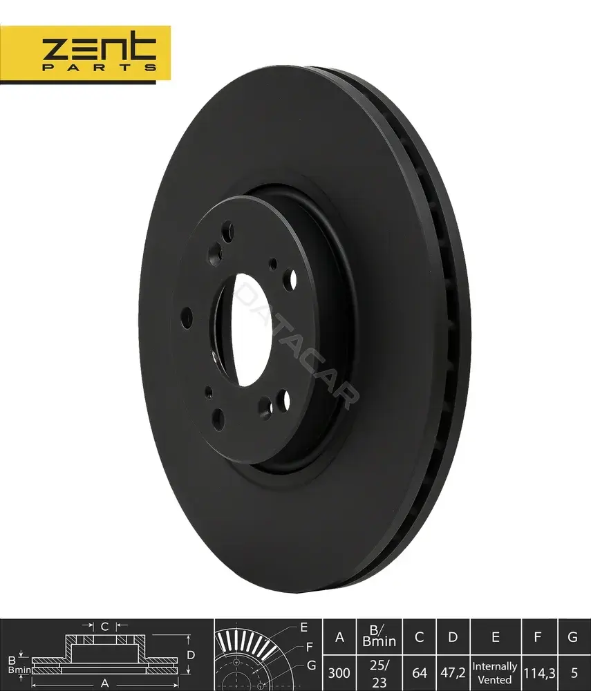 Тормозные диски ZentParts Z06188