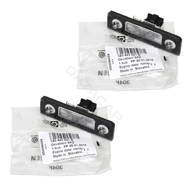 Фонарь подсветки номерного знака VAG 1Z0943021B