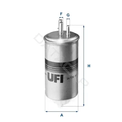 Топливный фильтр UFI 24.116.00