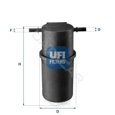 Топливный фильтр UFI 24.144.00