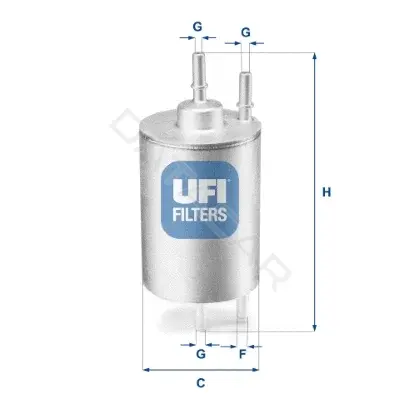 Топливный фильтр UFI 31.958.00