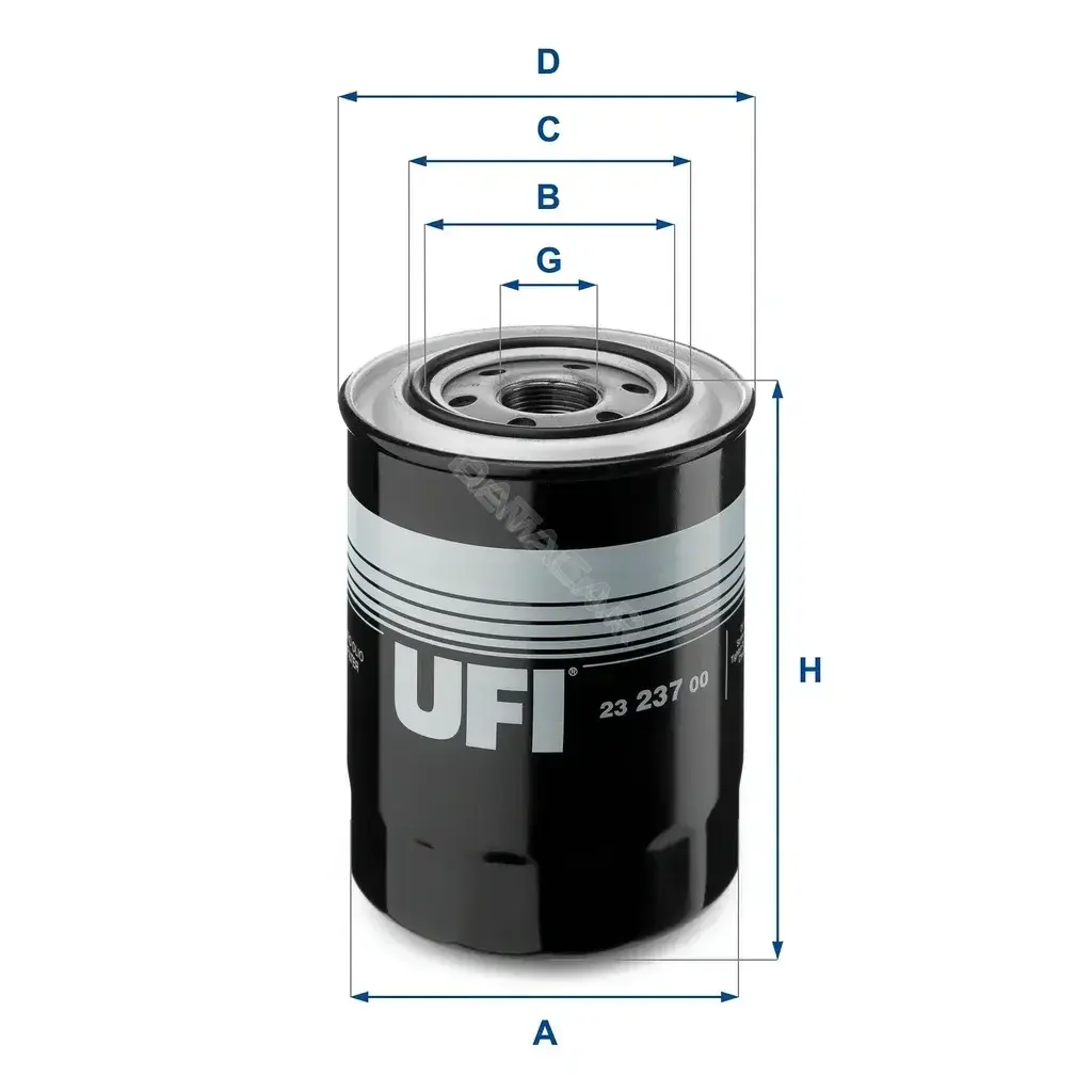 Масляный фильтр UFI 23.237.00