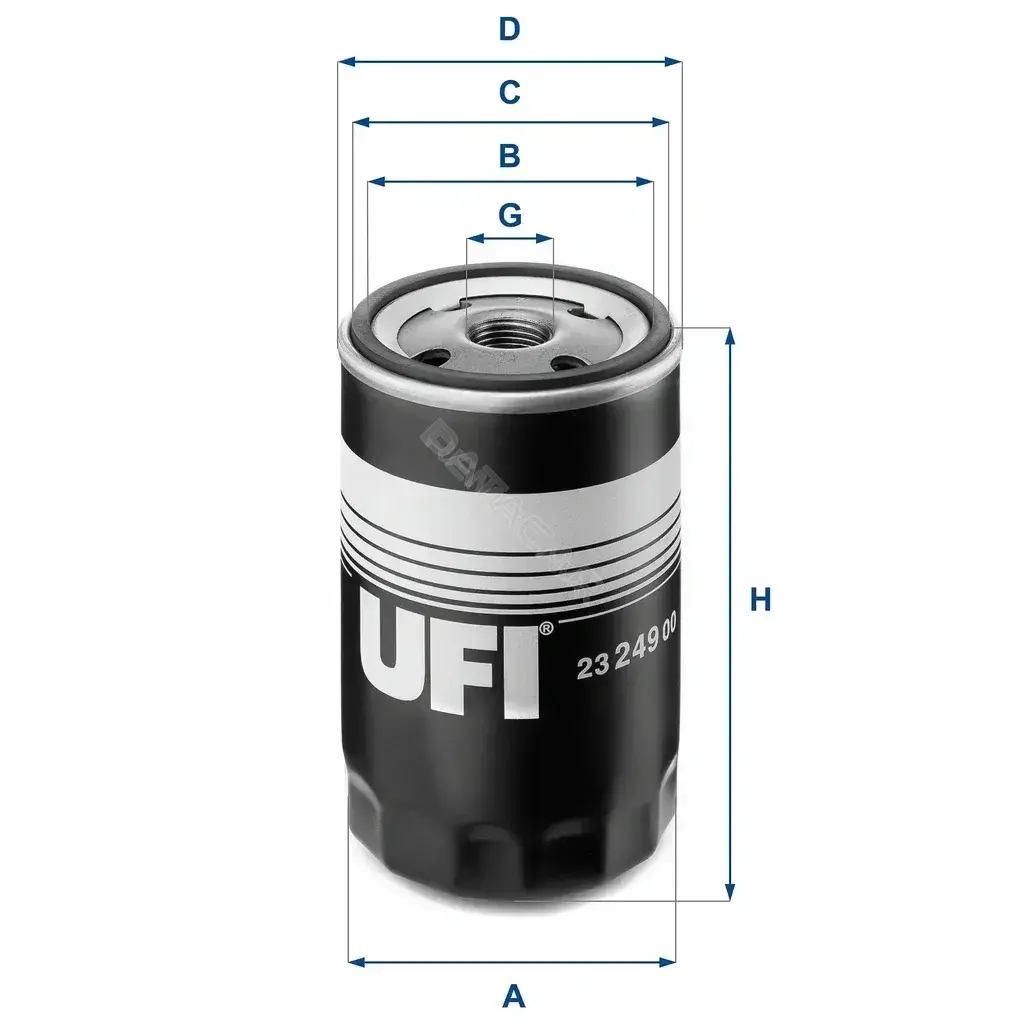Масляный фильтр UFI 23.249.00