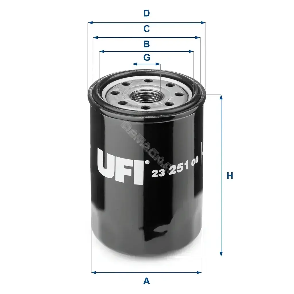 Масляный фильтр UFI 23.251.00