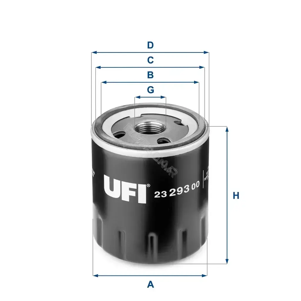 Масляный фильтр UFI 23.293.00