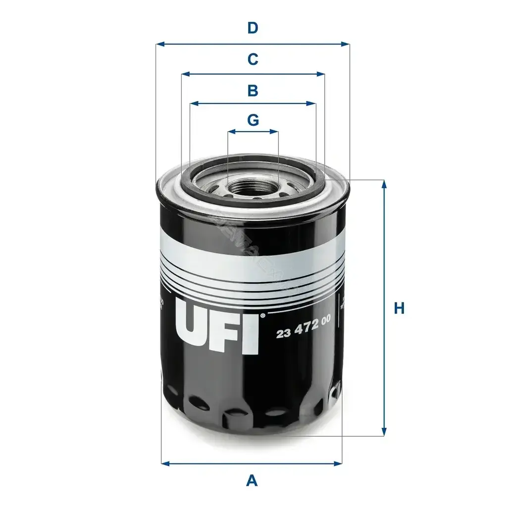 Масляный фильтр UFI 23.472.00
