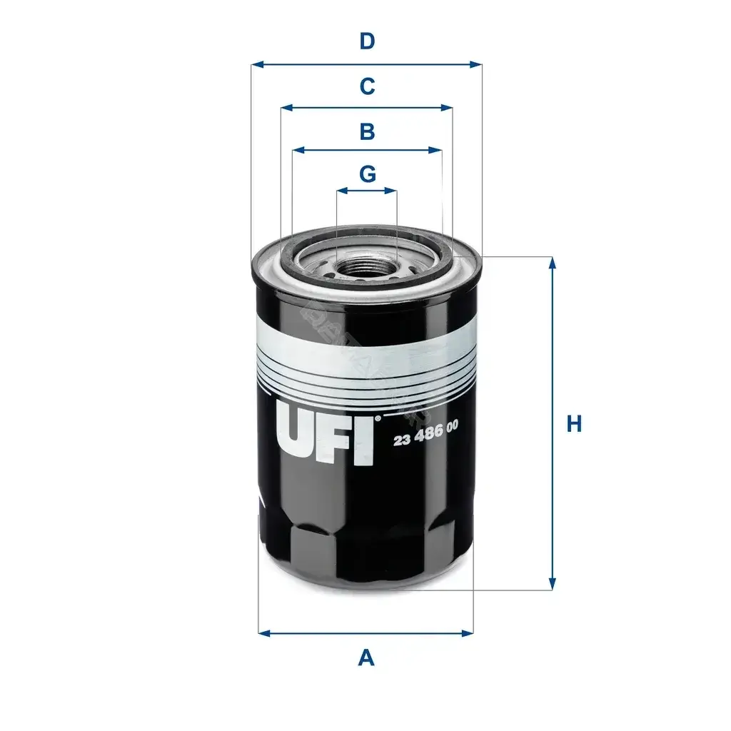 Масляный фильтр UFI 23.486.00