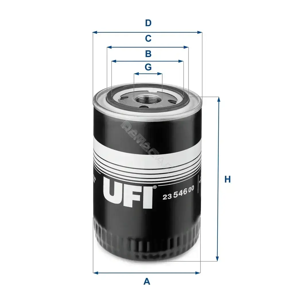 Масляный фильтр UFI 23.546.00