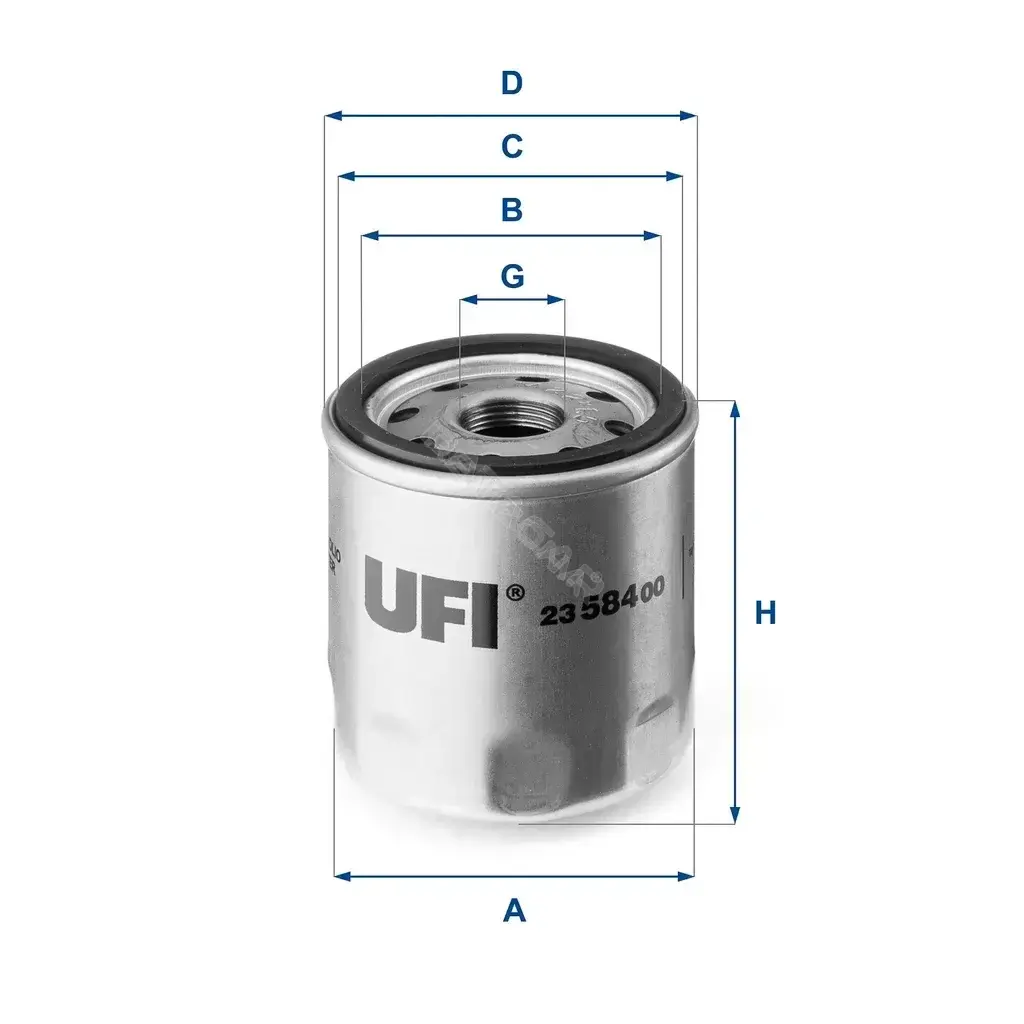 Масляный фильтр UFI 23.584.00