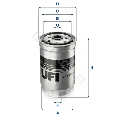 Топливный фильтр UFI 24.012.00