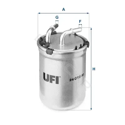 Топливный фильтр UFI 24.016.00