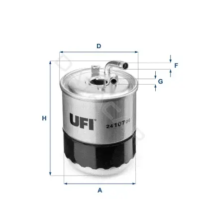 Топливный фильтр UFI 24.107.00