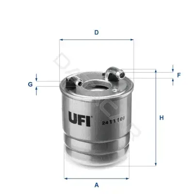 Топливный фильтр UFI 24.111.00