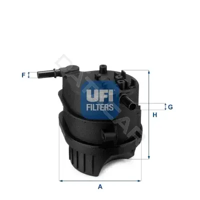 Топливный фильтр UFI 24.343.00