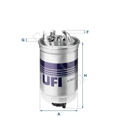 Топливный фильтр UFI 24.365.01
