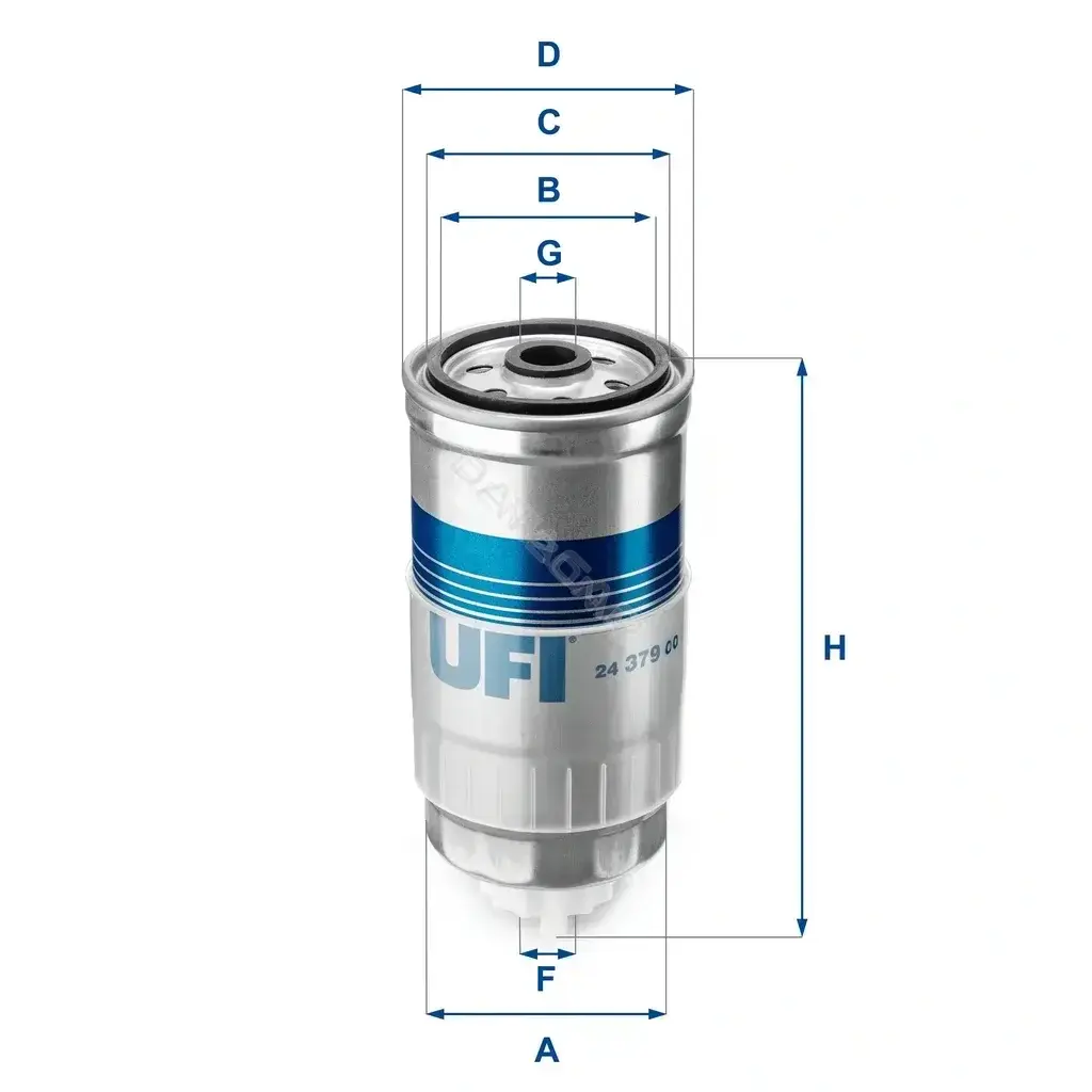 Топливный фильтр UFI 24.379.00