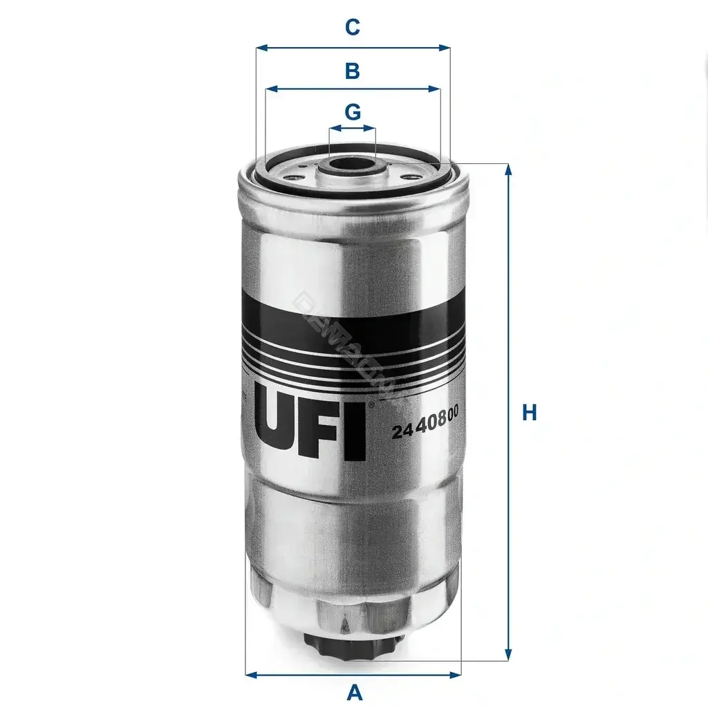 Топливный фильтр UFI 24.408.00