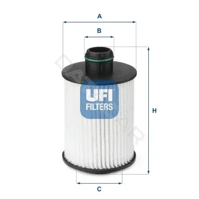 Масляный фильтр UFI 25.093.00