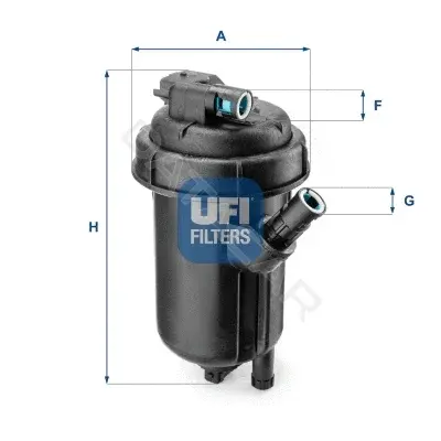 Топливный фильтр UFI 55.125.00