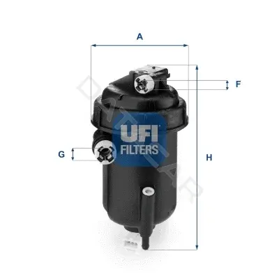Топливный фильтр UFI 55.143.00