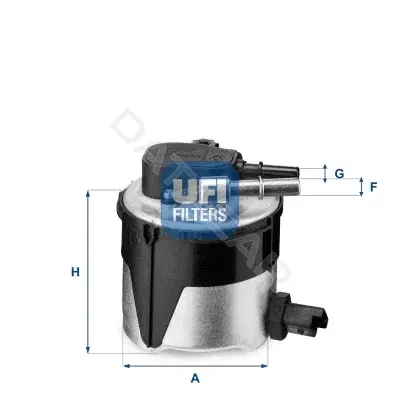 Топливный фильтр UFI 55.170.00