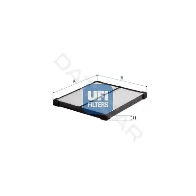 Фильтр салонный UFI 53.570.00