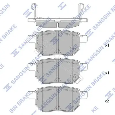 Тормозные колодки Hi-Q SP2094