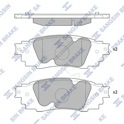 Тормозные колодки Hi-Q SP4091