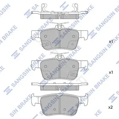 Тормозные колодки Hi-Q SP4127