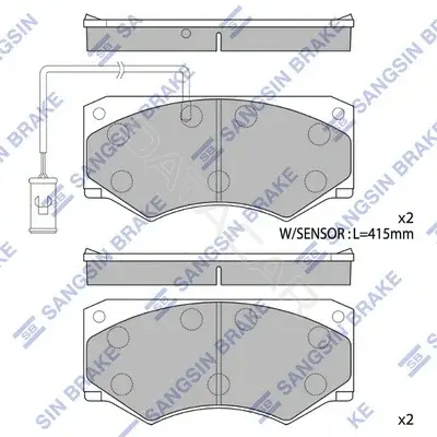 Тормозные колодки Hi-Q SP4181