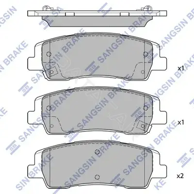 Тормозные колодки Hi-Q SP4510