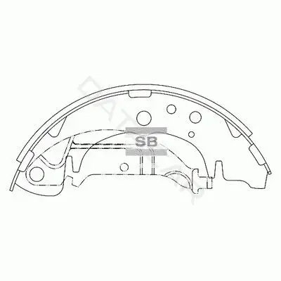 Барабанные колодки Hi-Q SA020