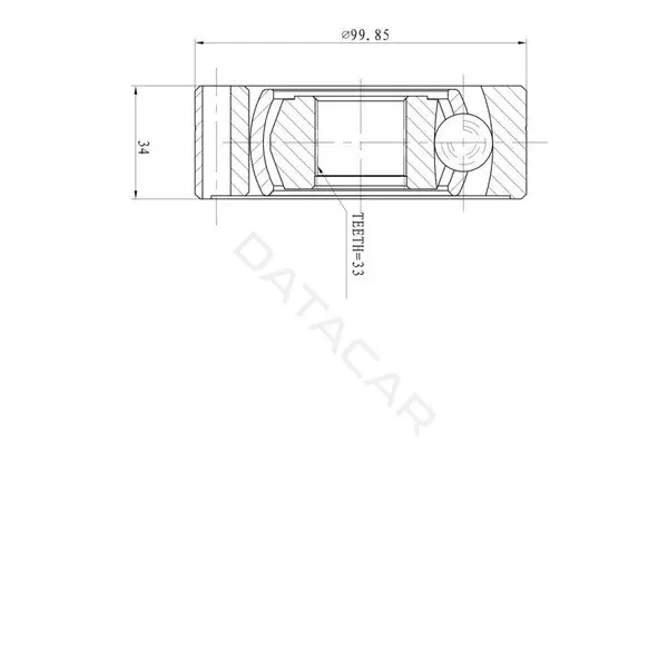 Шрус GANZ GIK04022