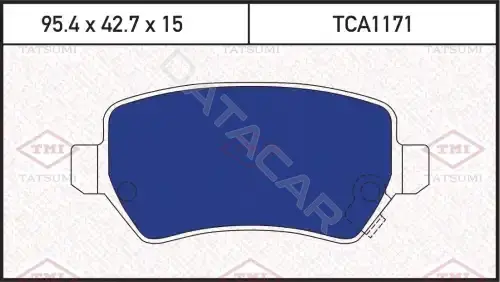 Тормозные колодки TATSUMI TCA1171