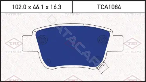 Тормозные колодки TATSUMI TCA1084